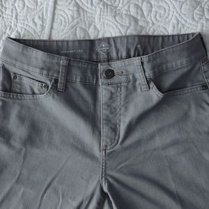 Straight leg gray jeans